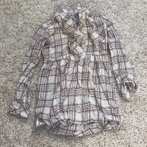 Topshop Flannel Dress